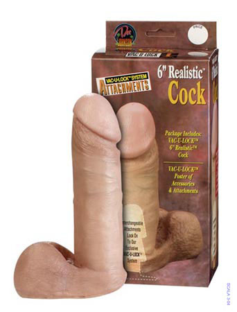 Vac-U-Lock Realistic 6" cock Vac-U-Lock Realistic 6" cock